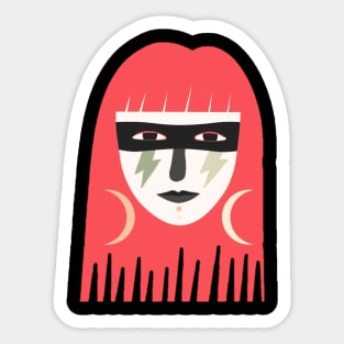 Rock Girl Sticker